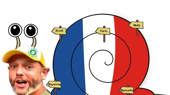 L'Escargot Anglais qui ramasse les déchets est rentré !!!