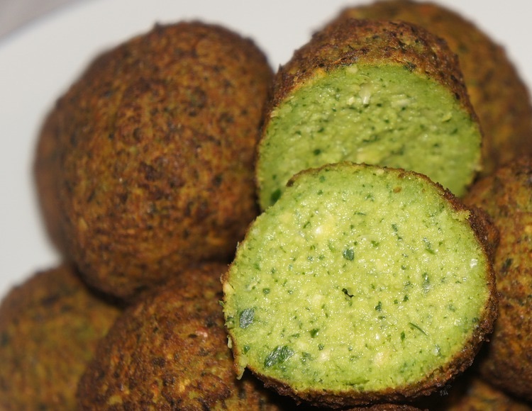 Les falafels aux herbes