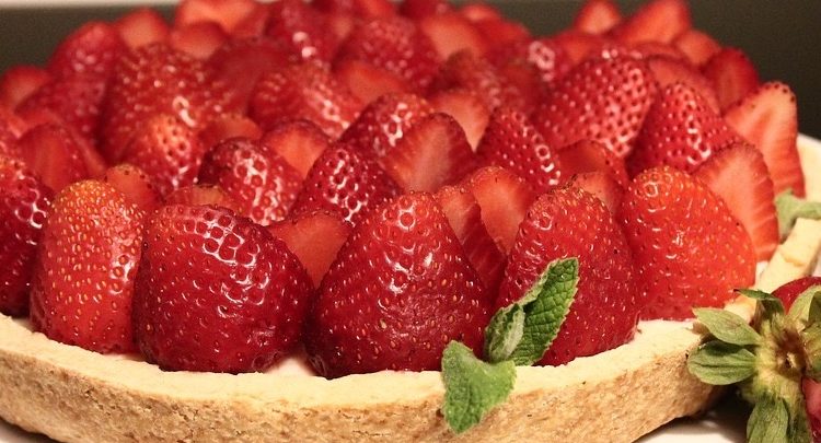 Tarte aux fraises sans gluten