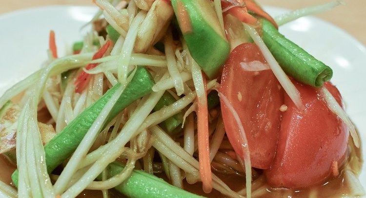 Salade de papaye façon thaï