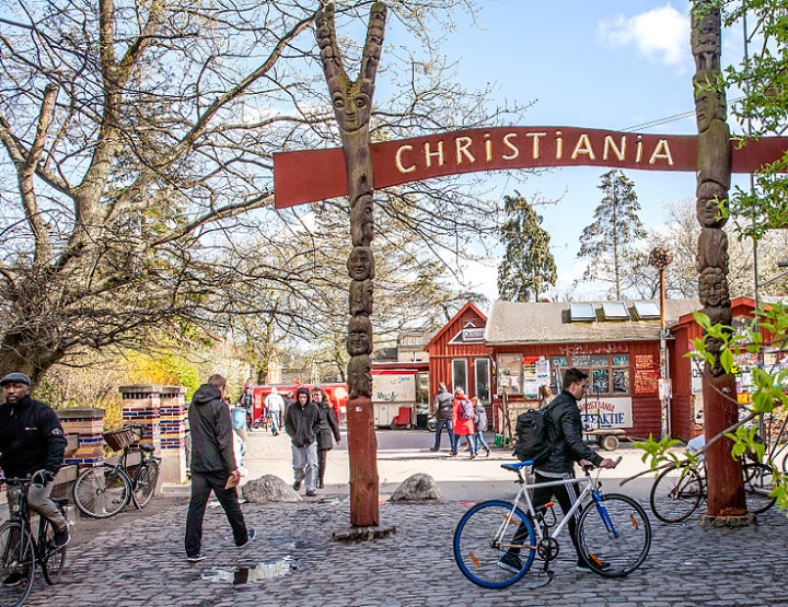 Christiania, la petite ville verte