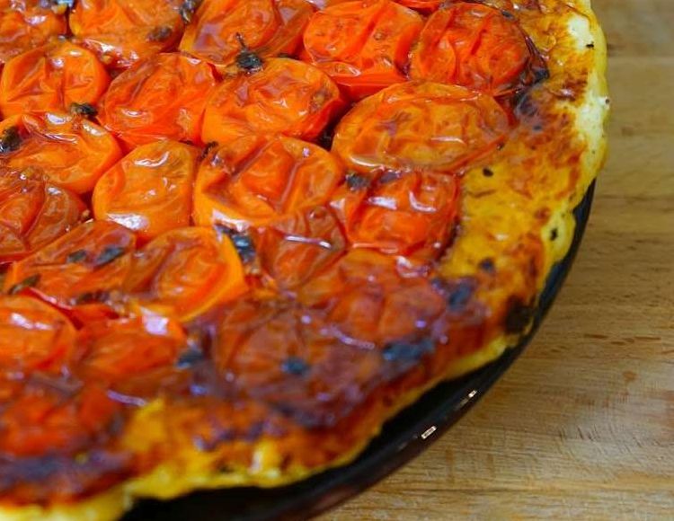 Tarte tatin tomates cerises