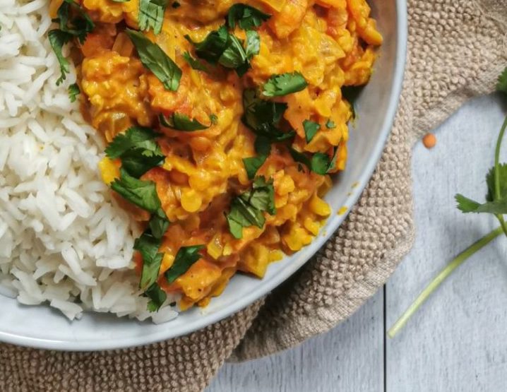 Dahl de lentilles corail