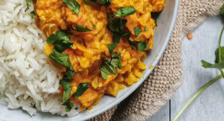 Dahl de lentilles corail