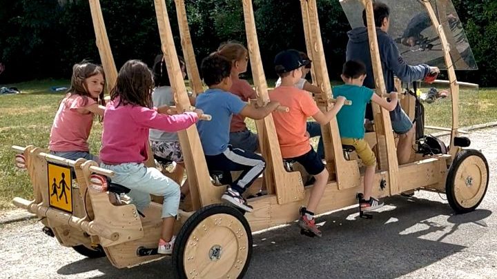 Woodybus, tous à l’école en vélo !