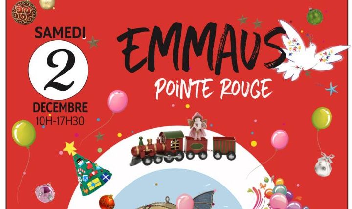 Vente de jouets pour les fêtes chez Emmaüs