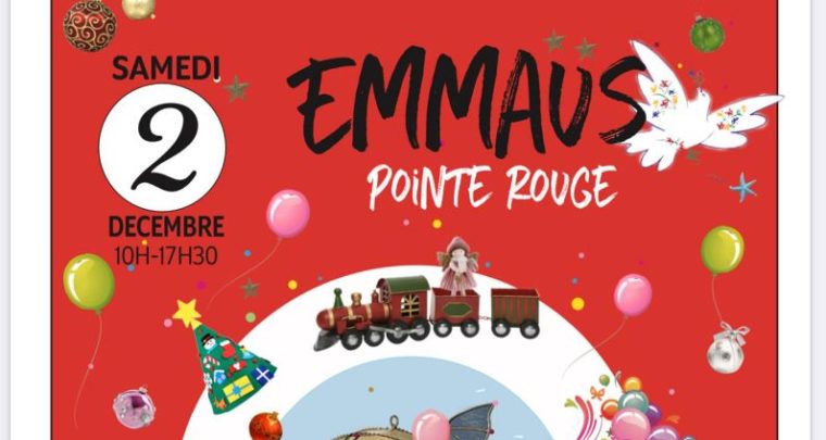 Vente de jouets pour les fêtes chez Emmaüs