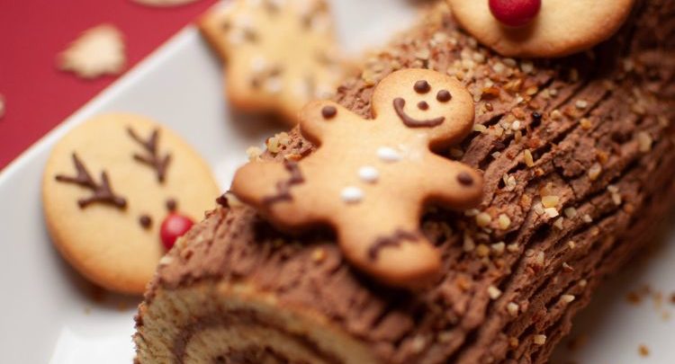 Bûche de Noël vegan