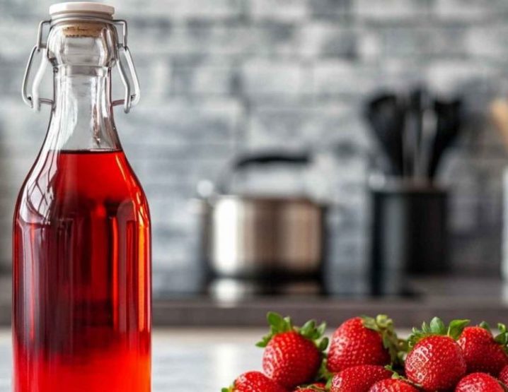 Sirop de fraises antigaspi