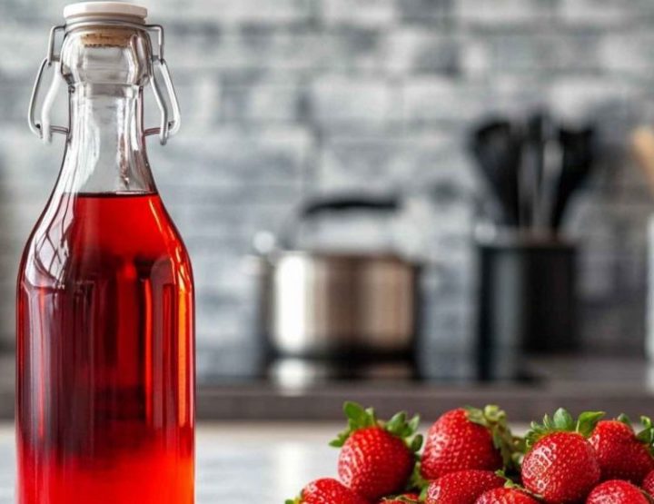 Sirop de fraises antigaspi