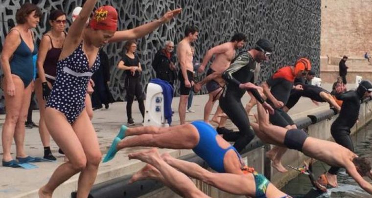 Le plouf du 13 dans la piscine du MuCEM