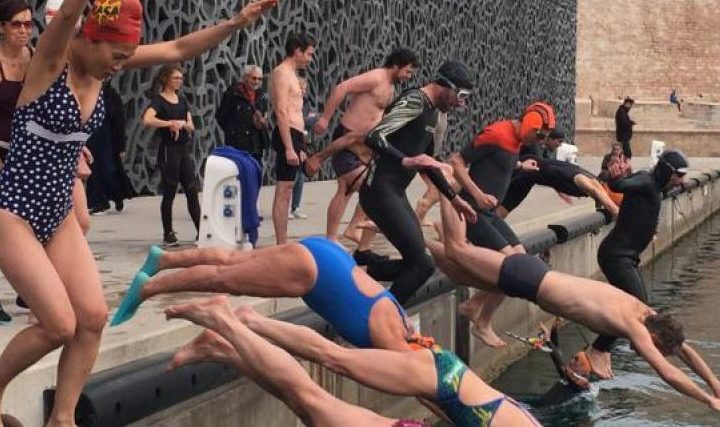 Le plouf du 13 dans la piscine du MuCEM