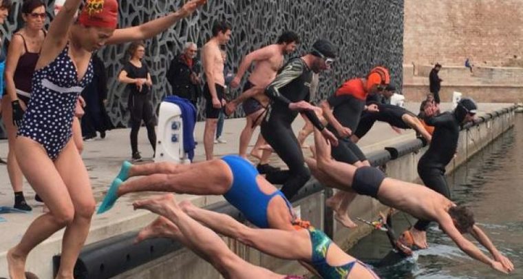 Le plouf du 13 dans la piscine du MuCEM