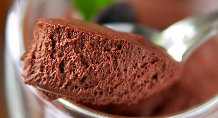 Mousse au chocolat sans oeuf